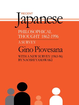 cover image of Recent Japanese Philosophical Thought 1862-1994